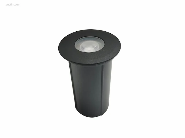 (10x) 3w led grondspot zand zwart warm wit - afbeelding 3 van  4
