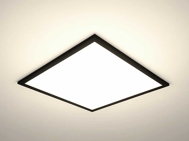 (10x) 40w 4000k 60x60 smd led inbouw backlit panelen zwart frame - afbeelding 2 van  9