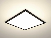 (10x) 40w 4000k 60x60 smd led inbouw backlit panelen zwart frame - afbeelding 2 van  9