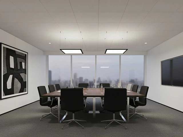 (10x) 40w 4000k 60x60 smd led inbouw backlit panelen zwart frame - afbeelding 4 van  9