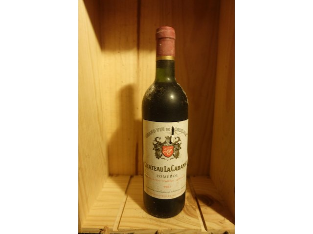 10x 75cl chateau la cabanne 1981 - afbeelding 1 van  3