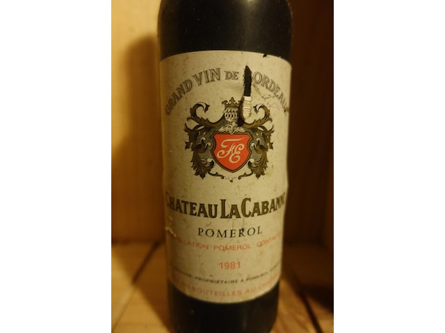 10x 75cl chateau la cabanne 1981 - afbeelding 2 van  3