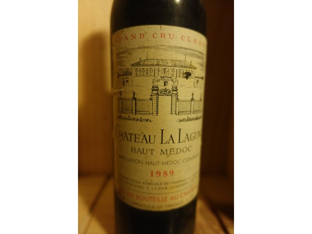 10x 75cl chateau la lagune 1989 - afbeelding 2 van  3