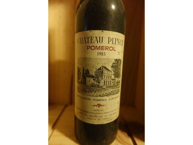10x 75cl chateau plince pomerol 1983 - afbeelding 2 van  3