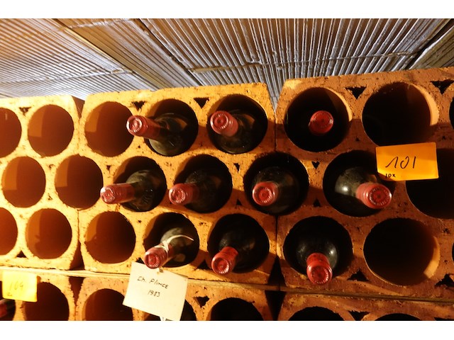 10x 75cl chateau plince pomerol 1983 - afbeelding 3 van  3