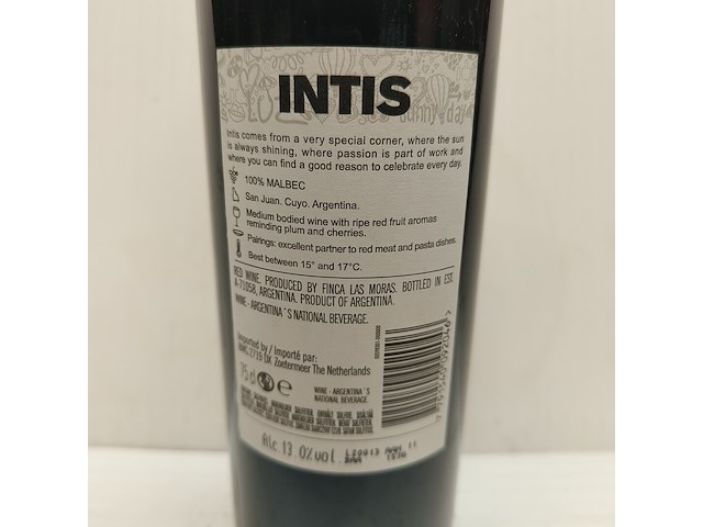 10x 75cl intis - afbeelding 2 van  2