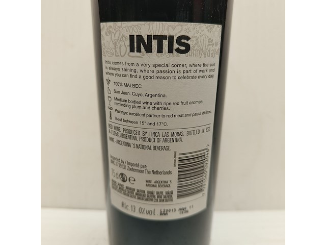 10x 75cl intis - afbeelding 2 van  2