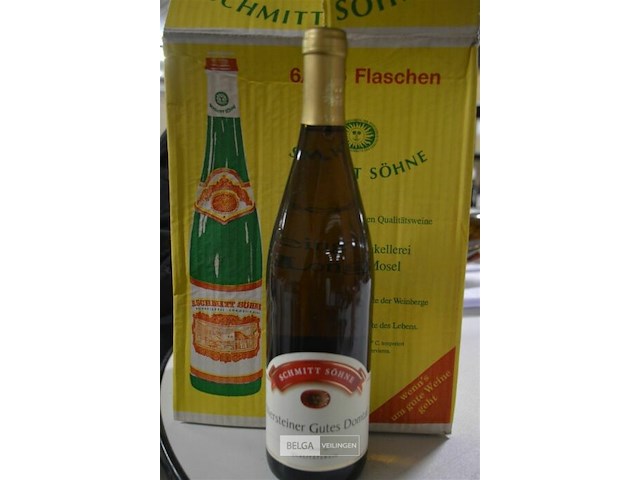 10x 75cl schmitt sohne niersteiner futes domtal - afbeelding 1 van  3
