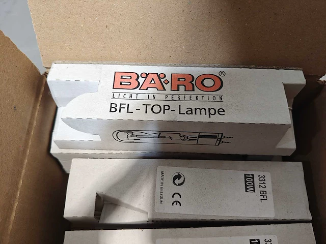 10x bäro 3312 bfl top-lamp 100w gasontladingslampen - afbeelding 3 van  6