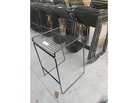 10x barstoel zwart zonder kussens (10x) - afbeelding 2 van  2