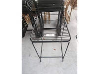 10x barstoel zwart zonder kussens (10x) - afbeelding 1 van  3