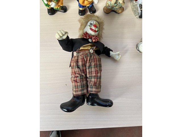 10x beeldjes clown's - afbeelding 2 van  8