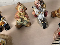 10x beeldjes clown's - afbeelding 6 van  8