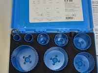 10x bi-metal holesaw kit yphs13k/gnl, 12 piece kit - afbeelding 2 van  3
