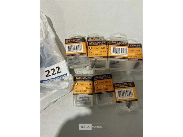 10x bits t-tap15x25 mm - afbeelding 2 van  3