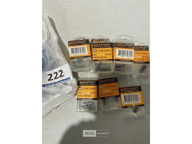 10x bits t-tap15x25 mm - afbeelding 1 van  3
