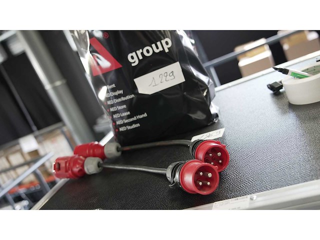 10x cee 380v red adaptor - afbeelding 1 van  1