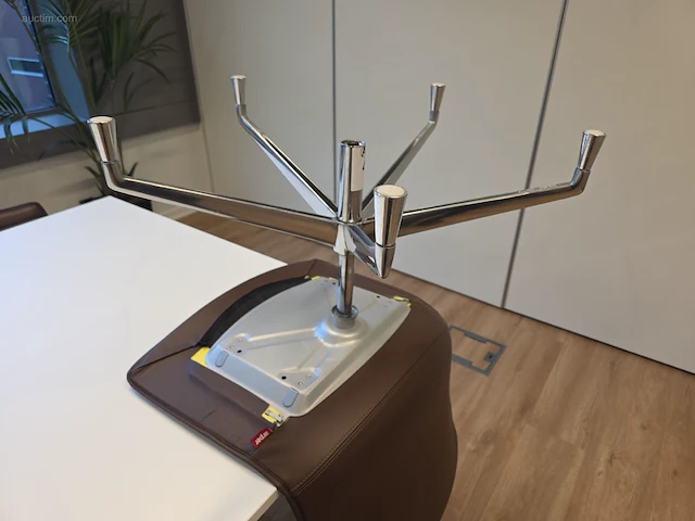 (10x) design lederen draaistoelen arper - afbeelding 5 van  6