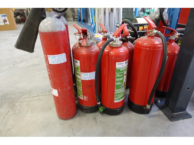 10x diverse brandblusser - afbeelding 2 van  5