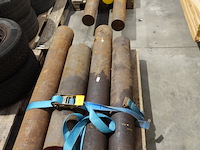 10x diverse stalen assen