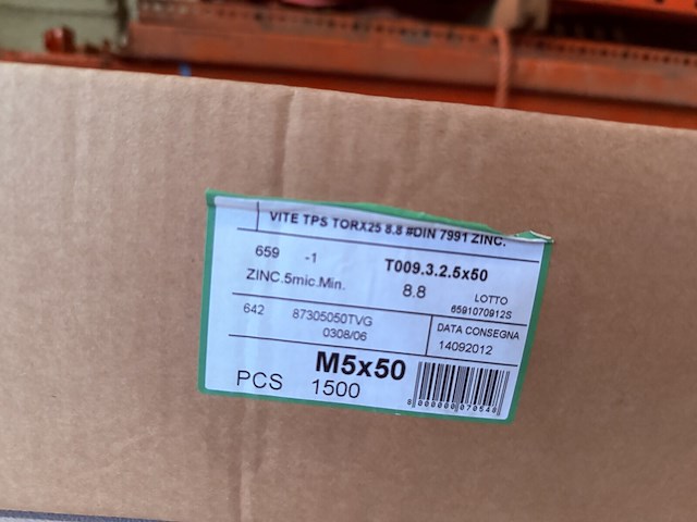 10x doos torx schroeven m5x50 - afbeelding 3 van  4