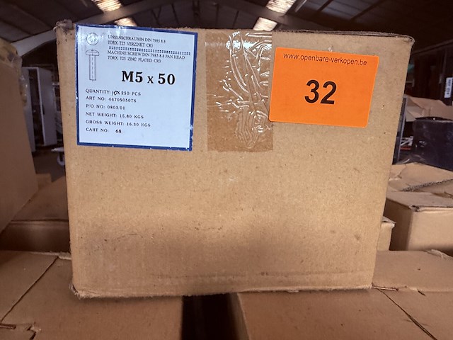10x doostorx schroeven m5x50 - afbeelding 1 van  2