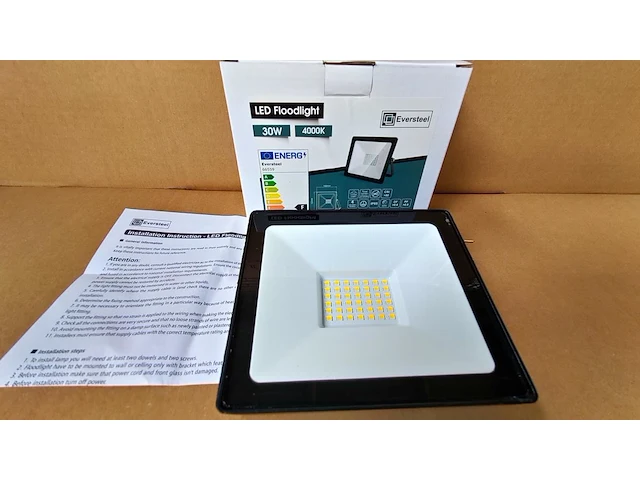 10x eversteel led breedstraler 30 watt - afbeelding 2 van  4