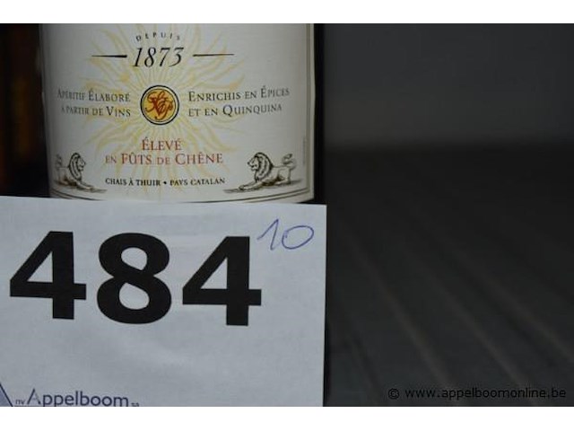 10x fles aperitiefwijn, byrrh - afbeelding 3 van  3