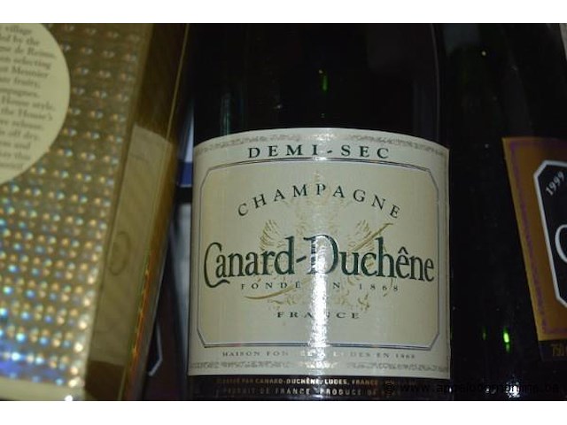 10x fles champagne, canard-duchêne, demi-sec, 75cl - afbeelding 2 van  2