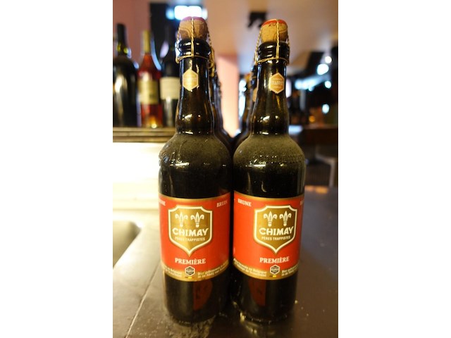 10x fles oude chimay - afbeelding 1 van  3