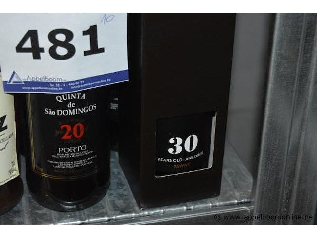 10x fles port wijn, diverse: são pedro das águias blanc, porto cruz white, quinta de são domingos 20 jaar, barros 30 jaar tawny, 75cl - afbeelding 3 van  4