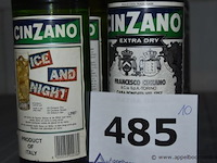 10x fles vermouth, cinzano, extra dry - afbeelding 2 van  2