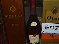 10x fles/doos sterke drank, wo. armagnac producteur d'armagnac vsop, cognac: leopold gourmel bio, camus vsop, monnet xo, prince polignac vs, otard xo gold, prince hubert de polignac vsop, leopold gourmel age des fleurs; eau de vie liqueur carrel poire - afbeelding 3 van  5