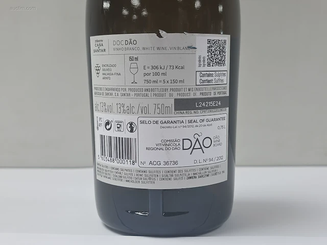 (10x) fles(sen) casa de santor doc dao 75 - afbeelding 5 van  6