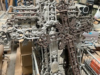 10x gietijzeren kruisen - afbeelding 1 van  3