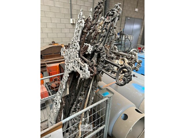 10x gietijzeren kruisen - afbeelding 1 van  2