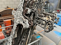 10x gietijzeren kruisen - afbeelding 1 van  2