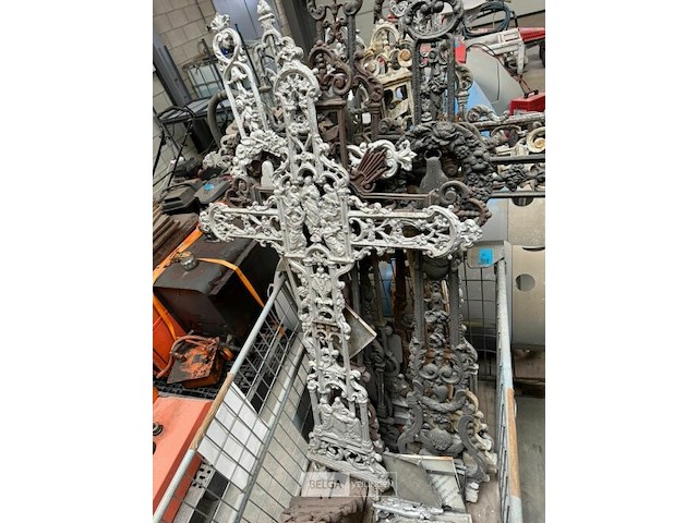 10x gietijzeren kruisen - afbeelding 2 van  2