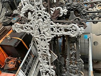 10x gietijzeren kruisen - afbeelding 2 van  2