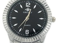 10x grealy granite silver dames horloge