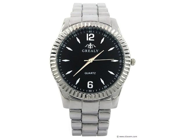 10x grealy granite silver heren horloge - afbeelding 1 van  1