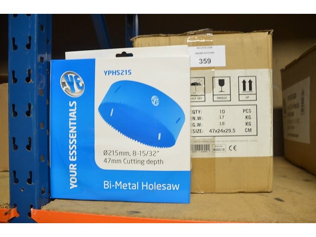 10x holesaw diam 160 mm - afbeelding 1 van  1