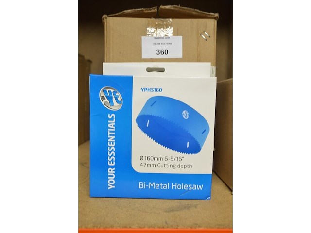 10x holesaw diam 160 mm - afbeelding 1 van  2