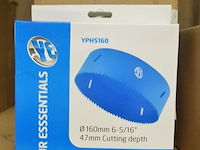 10x holesaw diam 160 mm - afbeelding 1 van  2