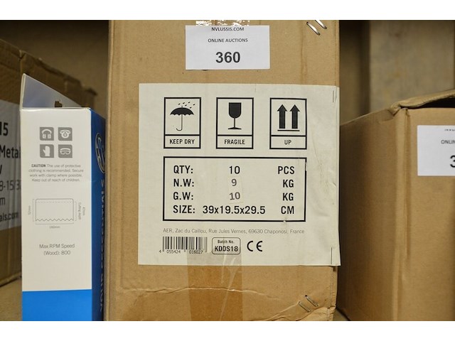 10x holesaw diam 160 mm - afbeelding 2 van  2