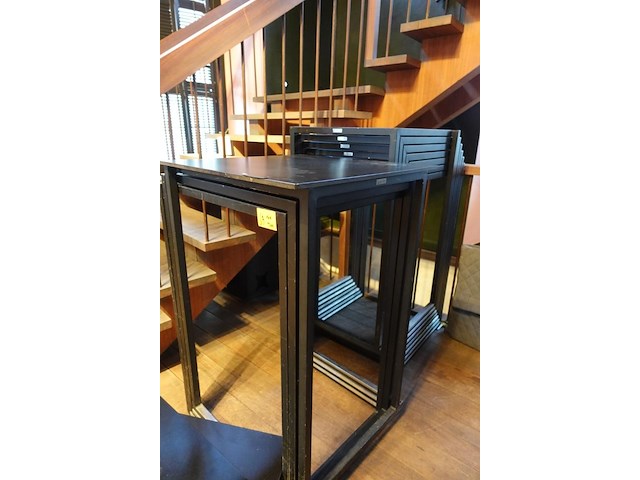 10x houten bartafel - afbeelding 1 van  5