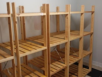 10x houten rek - afbeelding 2 van  4