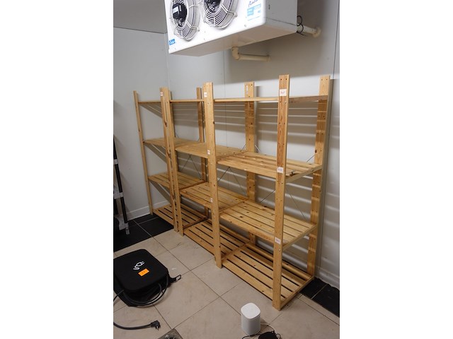 10x houten rek - afbeelding 3 van  4