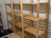 10x houten rek - afbeelding 3 van  4