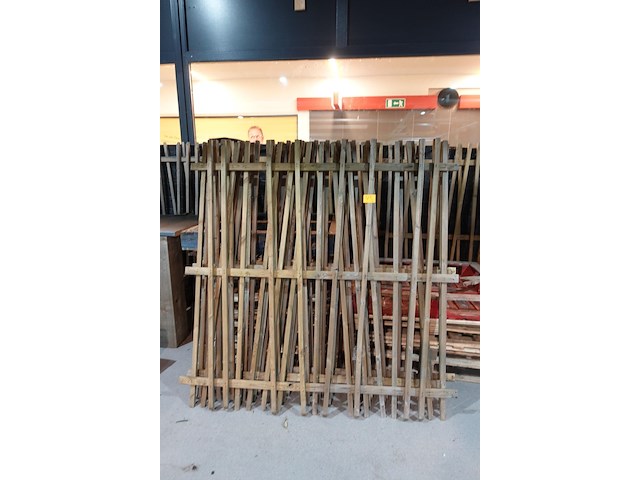 10x houten schutting - afbeelding 1 van  3